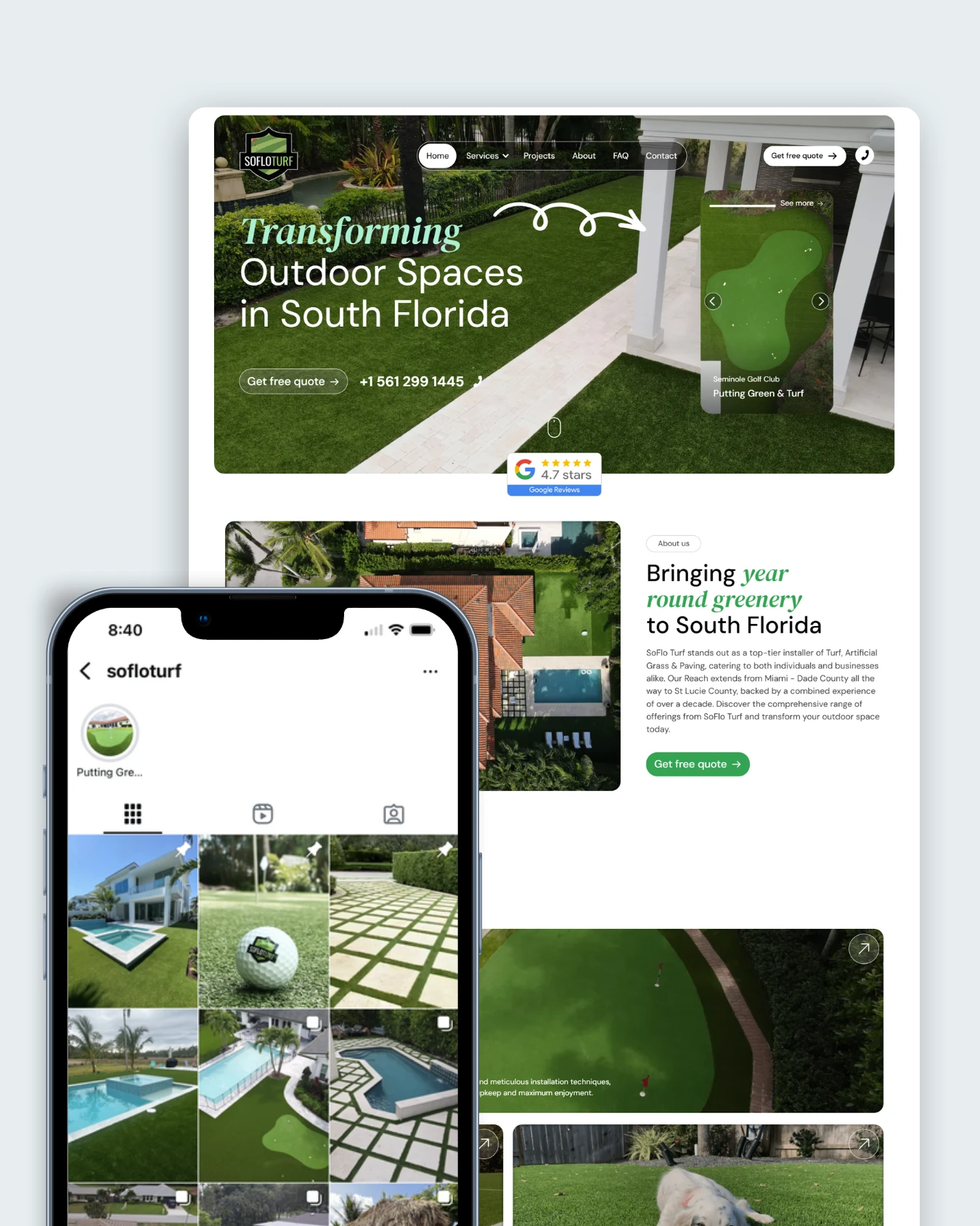 Artificial Turf Marketing Strategy South Florida